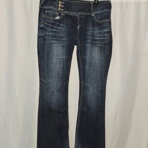 Standards & Practices Dark Flare Jeans Size 31 (equivalent to US 12) for Women
